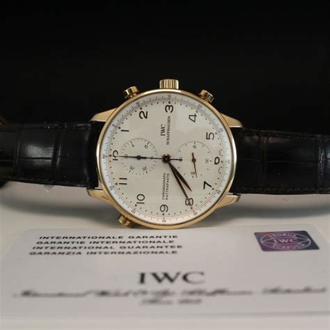 iwc oro rosa rattrappante|Double Chronograph Rattrapante .